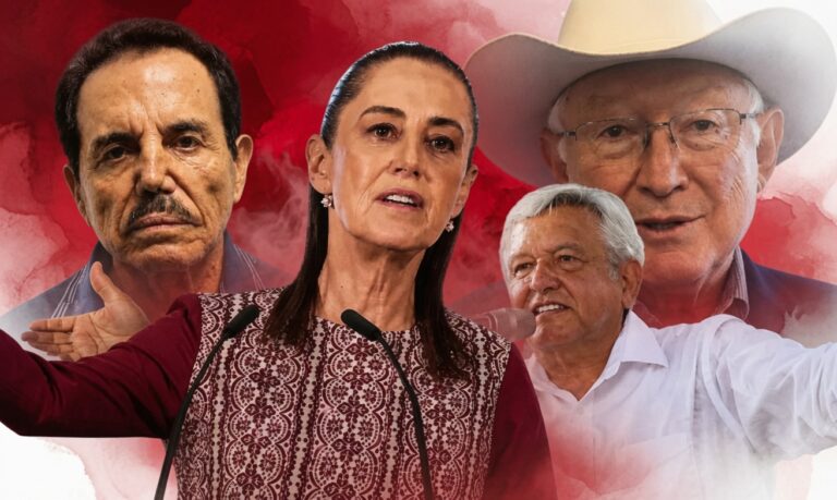 Sheinbaum defiende a AMLO frente a Ken Salazar.