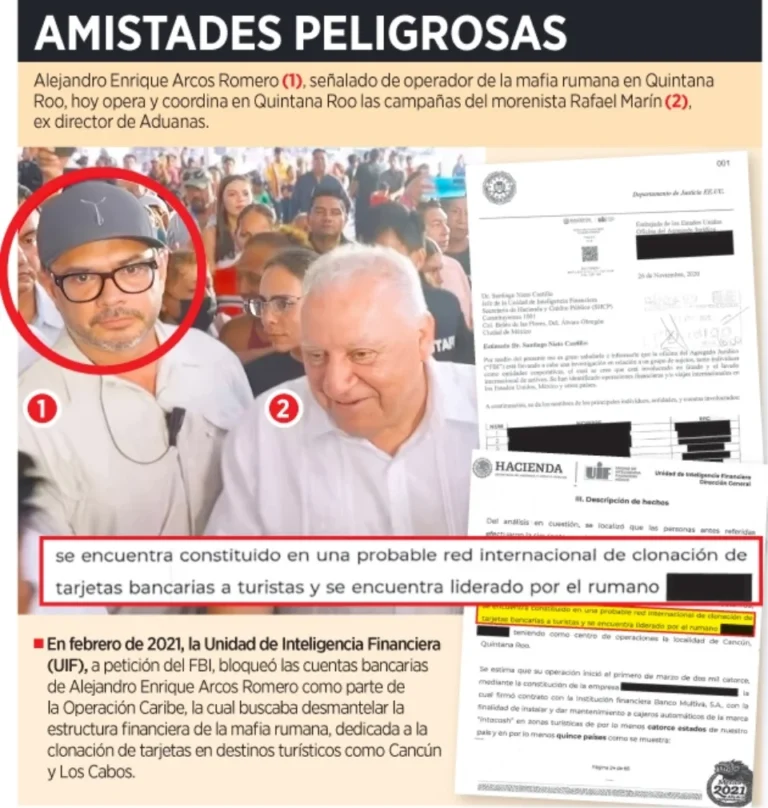 De Operador Financiero de la mafia rumana a campaña de Morena
