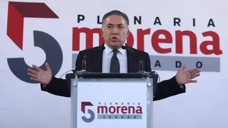 Enrique Inzunza regresa al Senado y niega nexos con el ‘narco’.